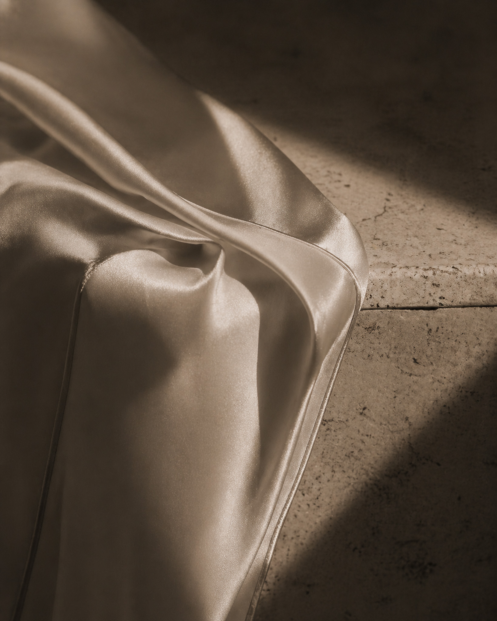 Private wedding detail — glass and reflections